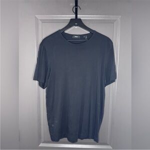 🎯 THEORY Men's Precise Tee | Black | Large | Essential Pima Cotton | EUC